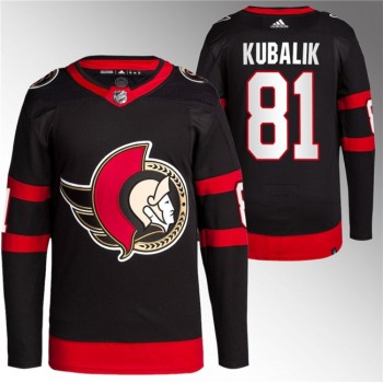 Men's Ottawa Senators #81 Dominik Kubalik Black Premier Breakaway Stitched Jersey Men's Ottawa Senators #81 Dominik Kubalik Black Premier Breakaway Stitched Jersey
