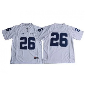 Men's Penn State Nittany Lions #26 Saquon Barkley White Stitched Jersey Men's Penn State Nittany Lions #26 Saquon Barkley White Stitched Jersey
