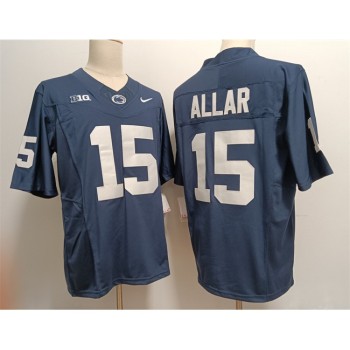 Men's Penn State Nittany Lions #15 Drew Allar Navy Stitched Jersey Men's Penn State Nittany Lions #15 Drew Allar Navy Stitched Jersey