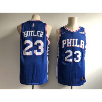 Men's Philadelphia 76ers #23 Jimmy Butler Royal Icon Edition Swingman Stitched NBA Jersey
