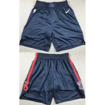 Men's Philadelphia 76ers Navy Shorts (Run Small) Men's Philadelphia 76ers Navy Shorts (Run Small)