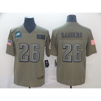 Men's Philadelphia Eagles #26 Miles Sanders 2019 Camo Salute To Service Limited Stitched NFL Jersey Men's Philadelphia Eagles #26 Miles Sanders 2019 Camo Salute To Service Limited Stitched NFL Jersey