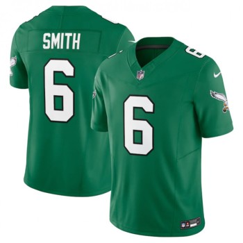 Men's Philadelphia Eagles #6 DeVonta Smith Green 2023 F.U.S.E. Vapor Untouchable Stitched Football Jersey Men's Philadelphia Eagles #6 DeVonta Smith Green 2023 F.U.S.E. Vapor Untouchable Stitched Football Jersey