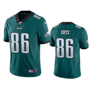 Men's Philadelphia Eagles #86 Zach Ertz Green 2019 100th Season Vapor Untouchable Limited Stitched NFL Jersey Men's Philadelphia Eagles #86 Zach Ertz Green 2019 100th Season Vapor Untouchable Limited Stitched NFL Jersey