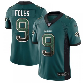 Men's Philadelphia Eagles #9 Nick Foles Green 2018 Drift Fashion Color Rush Limited Stitched NFL Jersey Men's Philadelphia Eagles #9 Nick Foles Green 2018 Drift Fashion Color Rush Limited Stitched NFL Jersey