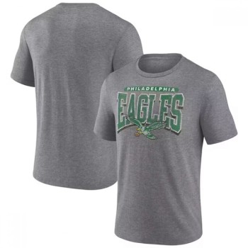 Men's Philadelphia Eagles Gray Sleeve T-Shirt Men's Philadelphia Eagles Gray Sleeve T-Shirt