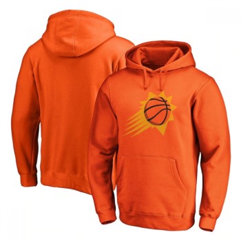 Men's Phoenix Suns 2021 Orange Primary Team Logo Pullover Hoodie Men's Phoenix Suns 2021 Orange Primary Team Logo Pullover Hoodie