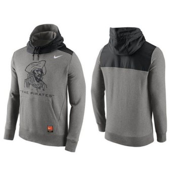 Men's Pittsburgh Pirates Gray Cooperstown Collection Hybrid Pullover Hoodie