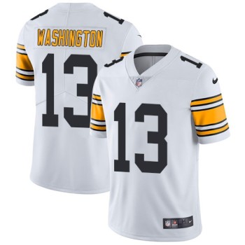 Men's Pittsburgh Steelers #13 James Washington White 2019 Vapor Untouchable Limited Stitched NFL Jersey Men's Pittsburgh Steelers #13 James Washington White 2019 Vapor Untouchable Limited Stitched NFL Jersey