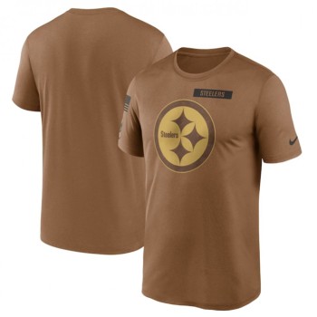 Men's Pittsburgh Steelers 2023 Brown Salute To Service Legend Performance T-Shirt Men's Pittsburgh Steelers 2023 Brown Salute To Service Legend Performance T-Shirt