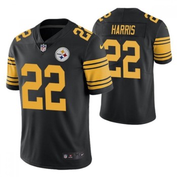 Men's Pittsburgh Steelers #22 Najee Harris 2021 Black Vapor Untouchable Limited Stitched Jersey Men's Pittsburgh Steelers #22 Najee Harris 2021 Black Vapor Untouchable Limited Stitched Jersey