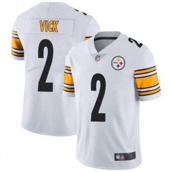Men's Pittsburgh Steelers #2 Michael Vick White Vapor Untouchable Limited Stitched Jersey Men's Pittsburgh Steelers #2 Michael Vick White Vapor Untouchable Limited Stitched Jersey