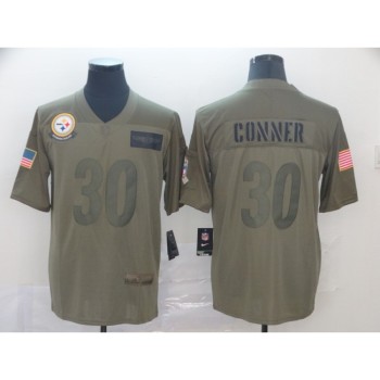 Men's Pittsburgh Steelers #30 James Conner 2019 Camo Salute To Service Limited Stitched NFL Jersey Men's Pittsburgh Steelers #30 James Conner 2019 Camo Salute To Service Limited Stitched NFL Jersey