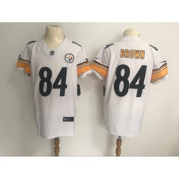 Men's Pittsburgh Steelers #84 Antonio Brown White Vapor Untouchable Elite Stitched NFL Jersey Men's Pittsburgh Steelers #84 Antonio Brown White Vapor Untouchable Elite Stitched NFL Jersey