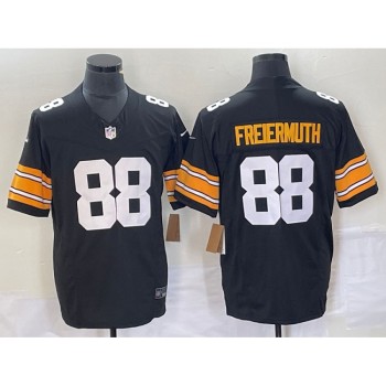 Men's Pittsburgh Steelers #88 Pat Freiermuth Black 2023 F.U.S.E. Vapor Limited Stitched Jersey Men's Pittsburgh Steelers #88 Pat Freiermuth Black 2023 F.U.S.E. Vapor Limited Stitched Jersey