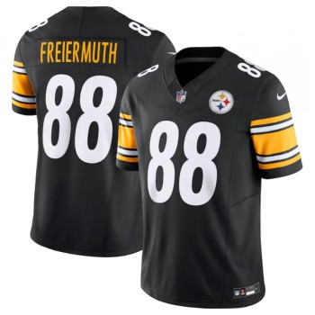 Men's Pittsburgh Steelers #88 Pat Freiermuth Black 2023 F.U.S.E. Vapor Untouchable Limited Jersey Men's Pittsburgh Steelers #88 Pat Freiermuth Black 2023 F.U.S.E. Vapor Untouchable Limited Jersey