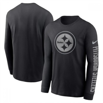 Men's Pittsburgh Steelers Black Long Sleeve T-Shirt Men's Pittsburgh Steelers Black Long Sleeve T-Shirt