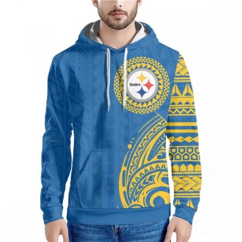 Men's Pittsburgh Steelers Blue Hoodie Men's Pittsburgh Steelers Blue Hoodie