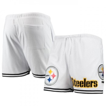 Men's Pittsburgh Steelers White Shorts Men's Pittsburgh Steelers White Shorts