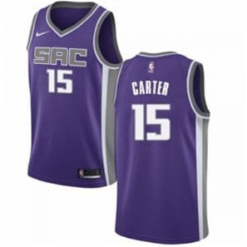 Men's Sacramento Kings #15 Vince Carter Purple Stitched NBA Jersey Men's Sacramento Kings #15 Vince Carter Purple Stitched NBA Jersey
