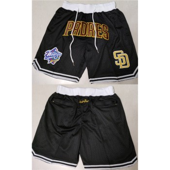 Men's San Diego Padres Black Shorts (Run Small) Men's San Diego Padres Black Shorts (Run Small)