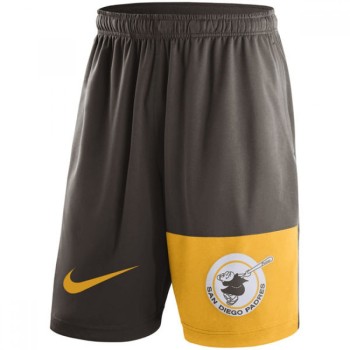 Men's San Diego Padres Brown Cooperstown Collection Dry Fly Shorts Men's San Diego Padres Brown Cooperstown Collection Dry Fly Shorts