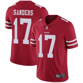Men's San Francisco 49ers #17 Emmanuel Sanders Red Vapor Untouchable Limited Stitched NFL Jersey Men's San Francisco 49ers #17 Emmanuel Sanders Red Vapor Untouchable Limited Stitched NFL Jersey