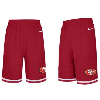 Men's San Francisco 49ers 2019 Red Knit Performance Shorts Men's San Francisco 49ers 2019 Red Knit Performance Shorts
