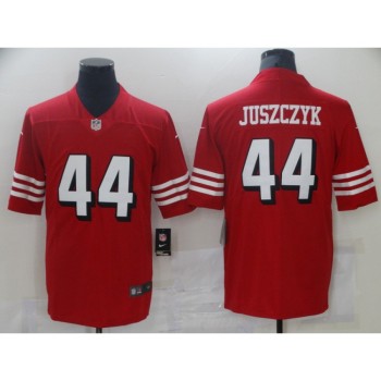 Men's San Francisco 49ers #44 Kyle Juszczyk Red New Vapor Untouchable Limited Stitched NFL Jersey Men's San Francisco 49ers #44 Kyle Juszczyk Red New Vapor Untouchable Limited Stitched NFL Jersey