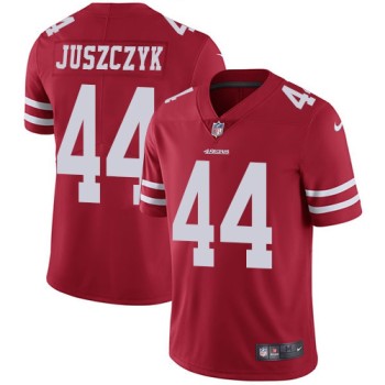 Men's San Francisco 49ers #44 Kyle Juszczyk Red Vapor Untouchable Limited Stitched NFL Jersey Men's San Francisco 49ers #44 Kyle Juszczyk Red Vapor Untouchable Limited Stitched NFL Jersey