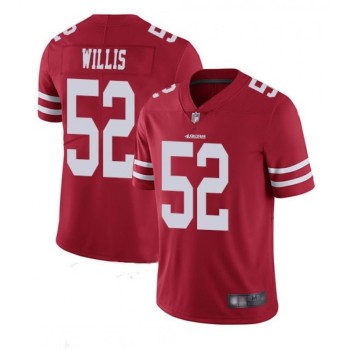 Men's San Francisco 49ers #52 Patrick Willis Red Vapor Untouchable Limited Stitched Jersey Men's San Francisco 49ers #52 Patrick Willis Red Vapor Untouchable Limited Stitched Jersey