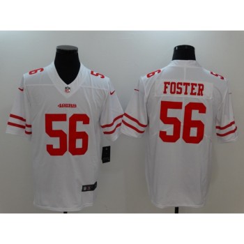 Men's San Francisco 49ers #56 Reuben Foster White Vapor Untouchable Player Limited Jersey Men's San Francisco 49ers #56 Reuben Foster White Vapor Untouchable Player Limited Jersey