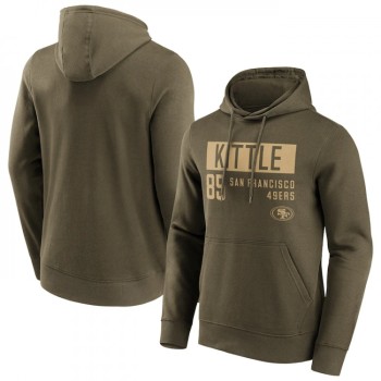 Men's San Francisco 49ers #85 George Kittle Fashion Name & Number Hoodie Men's San Francisco 49ers #85 George Kittle Fashion Name & Number Hoodie