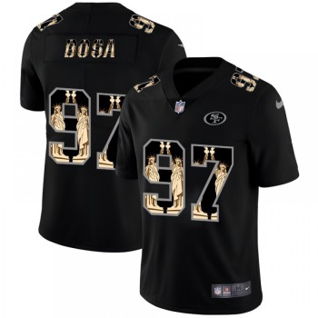 Men's San Francisco 49ers #97 Nick Bosa 2019 Black Statue Of Liberty Limited Stitched NFL Jersey Men's San Francisco 49ers #97 Nick Bosa 2019 Black Statue Of Liberty Limited Stitched NFL Jersey