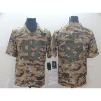 Men's San Francisco 49ers #97 Nick Bosa Camo Salute To Service Limited Stitched NFL Jersey Men's San Francisco 49ers #97 Nick Bosa Camo Salute To Service Limited Stitched NFL Jersey