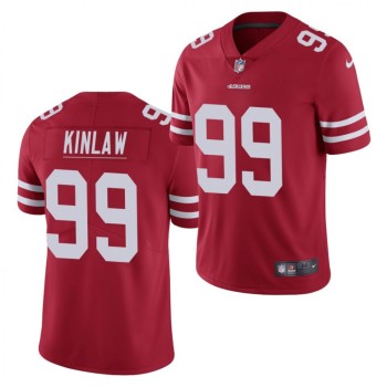 Men's San Francisco 49ers #99 Javon Kinlaw Red Vapor Untouchable Limited Stitched Jersey Men's San Francisco 49ers #99 Javon Kinlaw Red Vapor Untouchable Limited Stitched Jersey