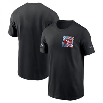 Men's San Francisco 49ers Black 2023 Crucial Catch Sideline Tri-Blend T-Shirt Men's San Francisco 49ers Black 2023 Crucial Catch Sideline Tri-Blend T-Shirt