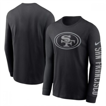 Men's San Francisco 49ers Black Long Sleeve T-Shirt Men's San Francisco 49ers Black Long Sleeve T-Shirt