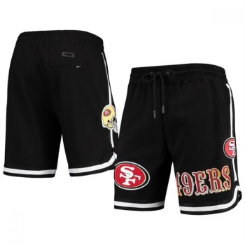Men's San Francisco 49ers Black Shorts Men's San Francisco 49ers Black Shorts