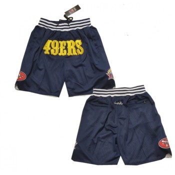 Men's San Francisco 49ers Navy Shorts (Run Small) Men's San Francisco 49ers Navy Shorts (Run Small)