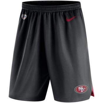 Men's San Francisco 49ers Black Knit Performance Shorts Men's San Francisco 49ers Black Knit Performance Shorts