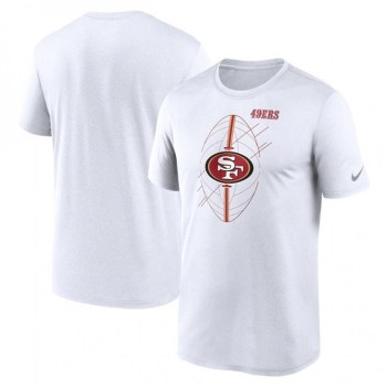 Men's San Francisco 49ers White Legend Icon Performance T-Shirt Men's San Francisco 49ers White Legend Icon Performance T-Shirt