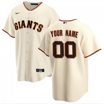 Youth San Francisco Giants White Stitched Baseball Custom Jersey