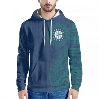 Men's Seattle Mariners Blue Hoodie Men's Seattle Mariners Blue Hoodie