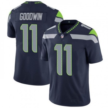 Men's Seattle Seahawks #11 Marquise Goodwin Navy Vapor Untouchable Limited Stitched Jersey Men's Seattle Seahawks #11 Marquise Goodwin Navy Vapor Untouchable Limited Stitched Jersey