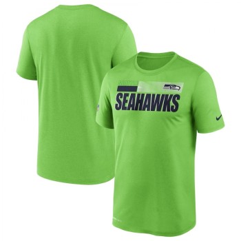 Men's Seattle Seahawks 2020 Green Sideline Impact Legend Performance T-Shirt Men's Seattle Seahawks 2020 Green Sideline Impact Legend Performance T-Shirt