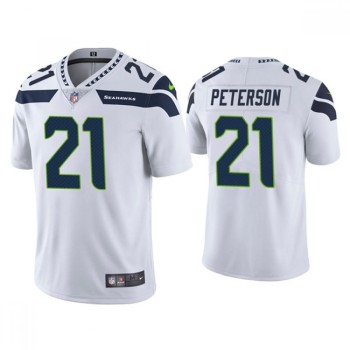 Men's Seattle Seahawks #21 Adrian Peterson White Vapor Untouchable Limited Stitched Jersey