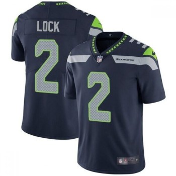 Men's Seattle Seahawks #2 Drew Lock Navy Vapor Untouchable Limited Stitched Jersey Men's Seattle Seahawks #2 Drew Lock Navy Vapor Untouchable Limited Stitched Jersey
