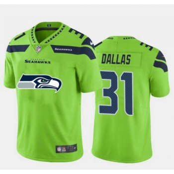 Men's Seattle Seahawks #31 DeeJay Dallas Green 2020 Team Big Logo Limited Stitched Jersey Men's Seattle Seahawks #31 DeeJay Dallas Green 2020 Team Big Logo Limited Stitched Jersey