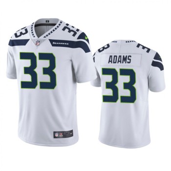Men's Seattle Seahawks #33 Jamal Adams White Vapor Untouchable Limited Stitched Jersey Men's Seattle Seahawks #33 Jamal Adams White Vapor Untouchable Limited Stitched Jersey
